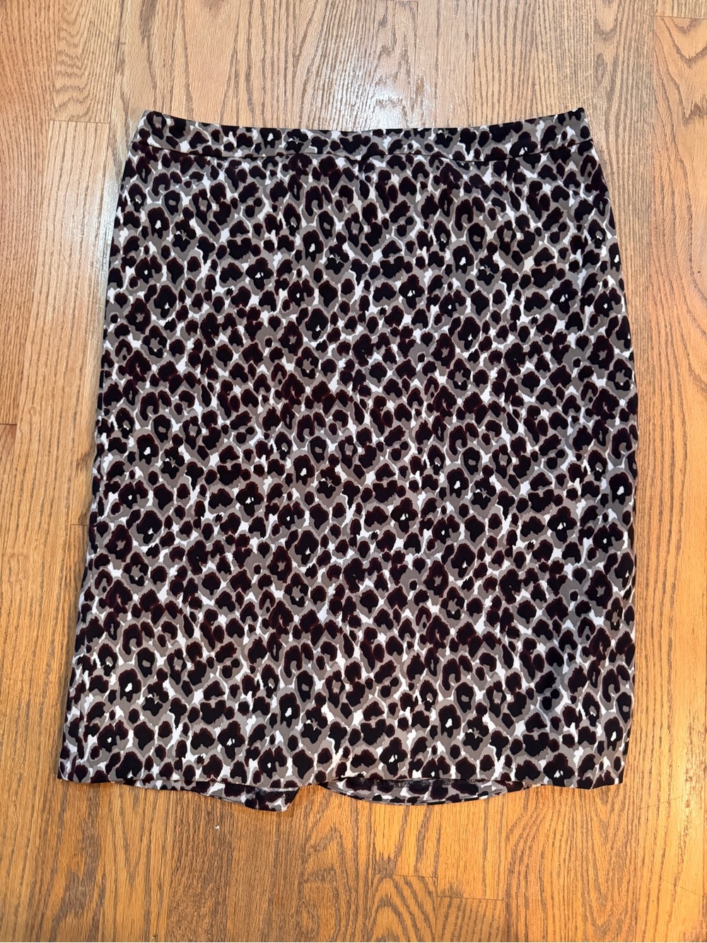 Ann Taylor Leopard Print Pencil Skirt - Brown/Black NWOT